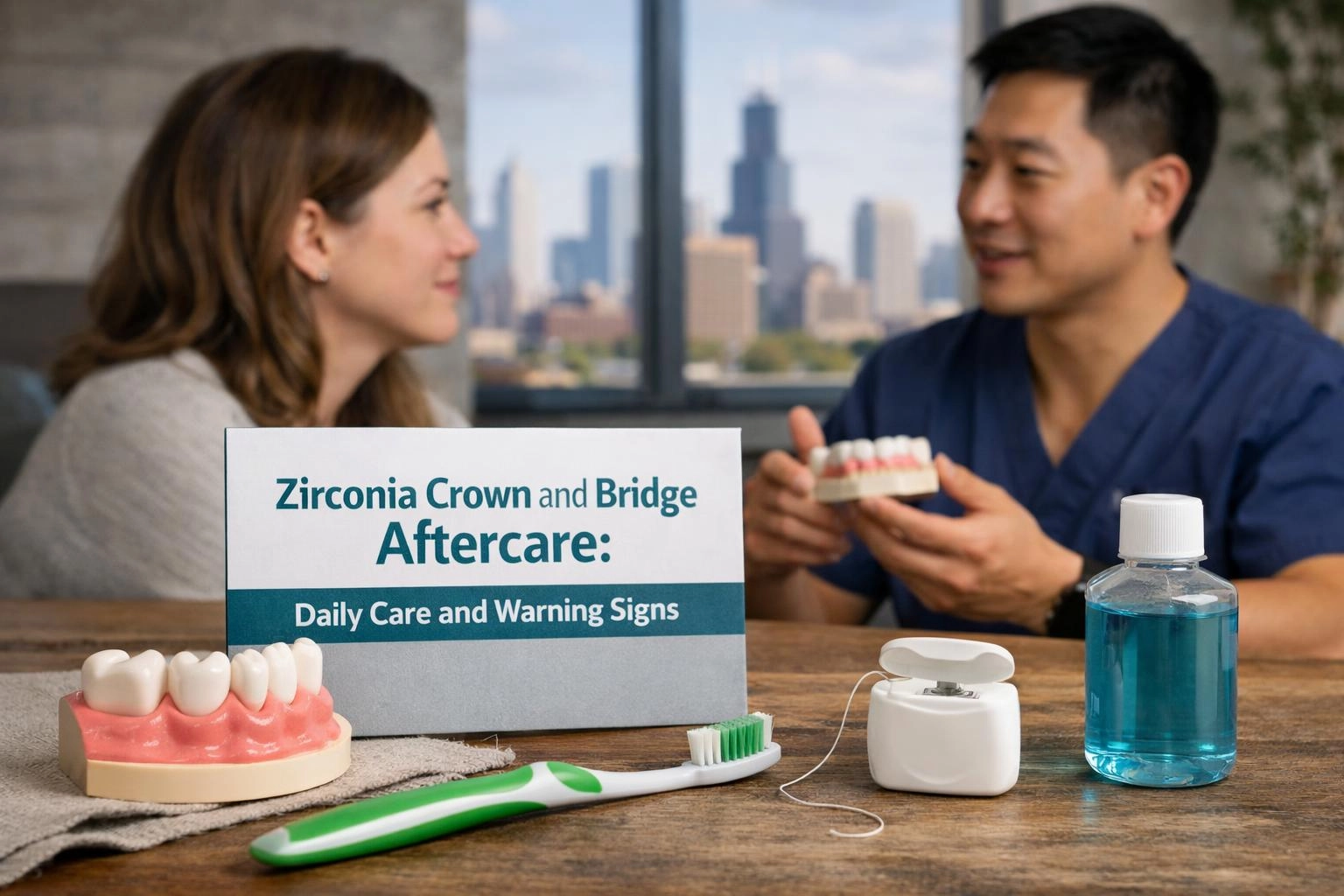 Zirconia Crown and Bridge Aftercare: Daily Care and Warning Signs