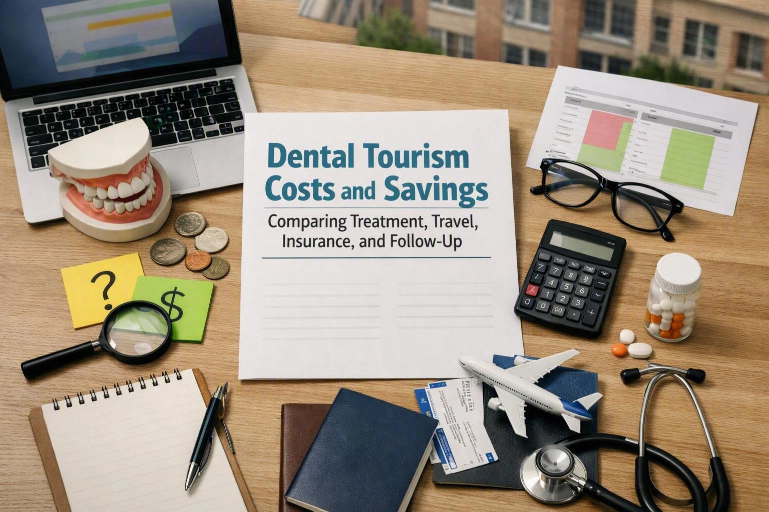 Dental Tourism Costs and Savings: Comparing Treatment, Travel, Insurance, and Follow-Up