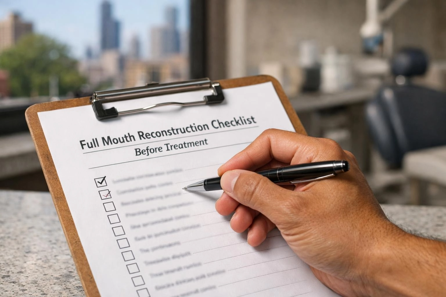Full Mouth Reconstruction Checklist Before Treatment