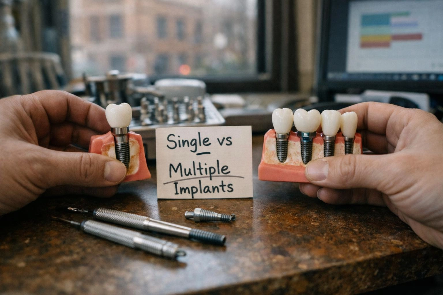 Single vs Multiple Dental Implants