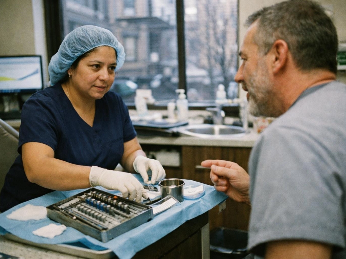 Single vs Multiple Dental Implants in Chicago — team at work